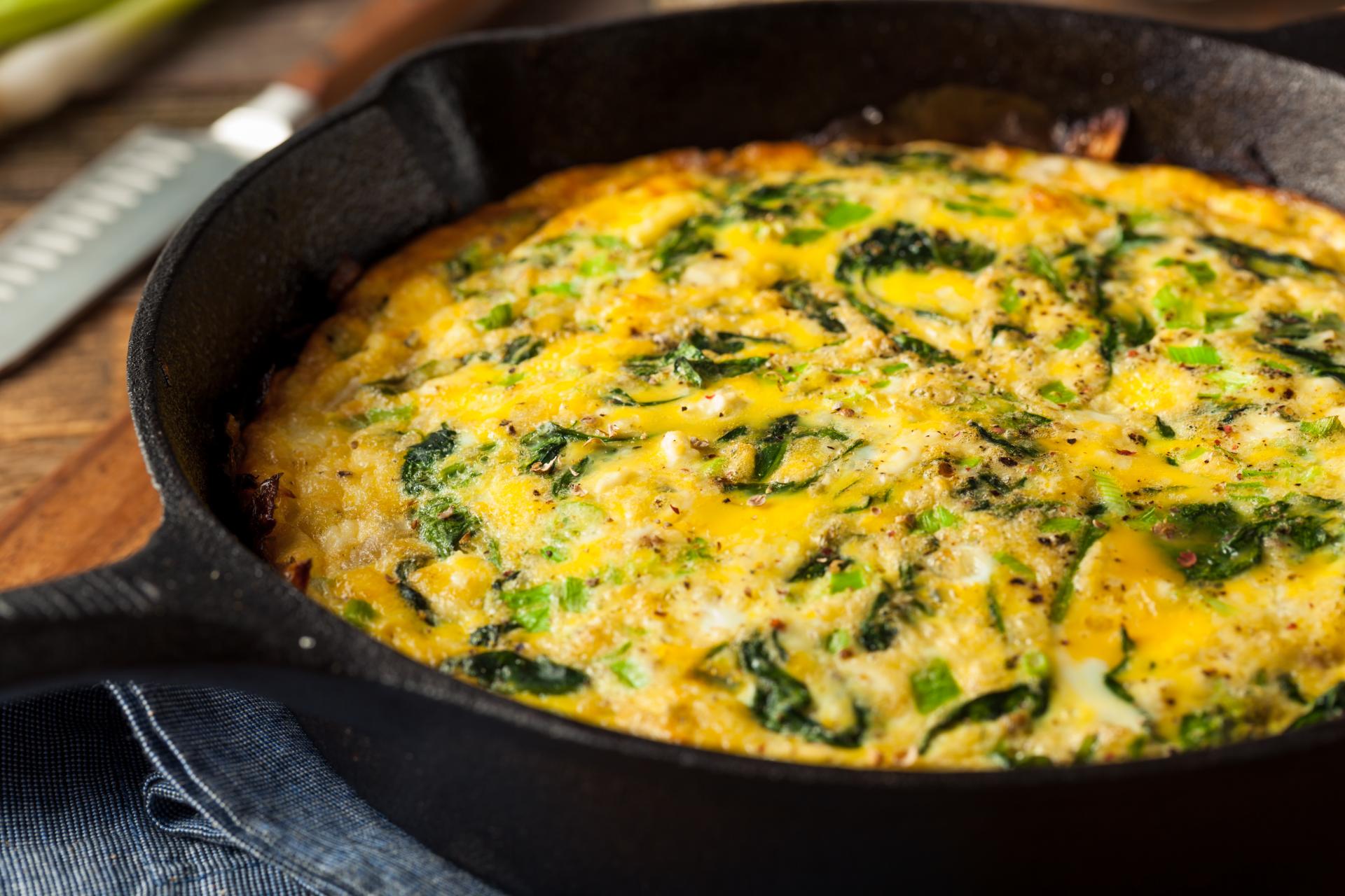 Vegetable Frittata | Healthy Egg and Cheese Breakfast Recipe